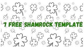 7 FREE Shamrock Template Printables - Artsydee - Drawing, Painting, Craft & Creativity