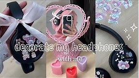 decorate my headphones with me 🎀 sony wh-ch510 unboxing