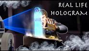 How To Make an INTERACTIVE HOLOGRAM! (Cheap Easy DIY Build)