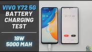 Vivo Y72 5G Battery Charging test 0% to 100% | 18W fast charger 5000 mAh