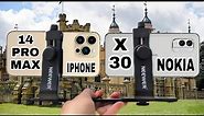 iphone 14 Pro Max vs Nokia X30 I Camera Test Comparison