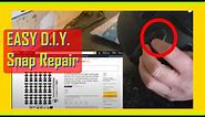 DIY Replace a Snap Button - Ski Helmet Repair