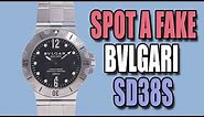 How to Spot a Fake BVLGARI SD38S Chronometer Watch