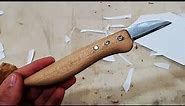 Making a Wood Carving Knife from an Old Saw Blade