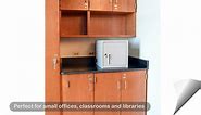 Luxor Office Clasroom Library 8 Tablet Wall / Desk Charging Station - Gray