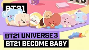 BT21 UNIVERSE 3 ANIMATION EP.08 - BT21 BECOME BABY