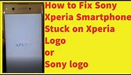 How to Fix Sony Xperia Smartphone Stuck on Xperia Logo or Sony logo