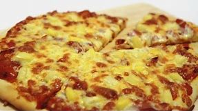 How To Make Hawaiian Pizza - Easy Ham And Pineapple Pizza Recipe