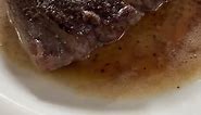 Delmonico steak in butter sauce