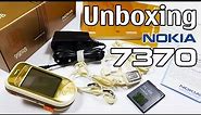 Nokia 7370 Unboxing 4K with all original accessories RM-70 review