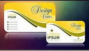 Coreldraw x7 Tutorial Business Card Design #13 with AS Graphics