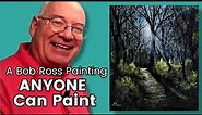 ANYONE CAN PAINT THIS Bob Ross Landscape | Oils for Beginners