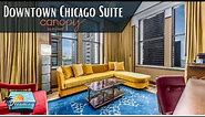 One Of Chicago's Newest Hotels, Canopy By Hilton | King One Bedroom Suite Downtown Chicago