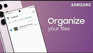 How to navigate the My Files app on Samsung Galaxy | Samsung US
