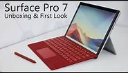 Surface Pro 7 - Unboxing, Setup and First Look