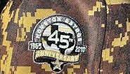 Houston Astros 45th Anniversary New Era 59Fifty Fitted Hat Digital DESERT CAMO Black Gray Under Brim