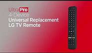 67209: UltraPro 4-Device Universal Replacement LG TV Remote - Overview