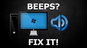 PC beeps and No Display? Computer beep codes. Fix it yourself