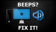PC beeps and No Display? Computer beep codes. Fix it yourself