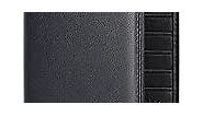 FALAN MULE Long Wallet for Men Genuine Leather RFID Blocking Slim Mens Wallet Bifold Credit Card Holder for Men