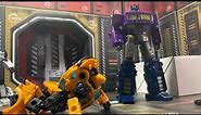 Optimus turns into shattered glass Optimus | Transformers stop motion