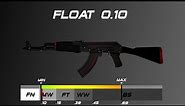 CSGO AK-47 | Redline - Skin wear/float