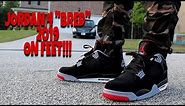 EARLY REVIEW!!! AIR JORDAN 4 BLACK CEMENT "BRED" ON FEET!!!