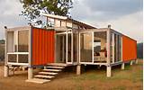 Images of Container Home Construction