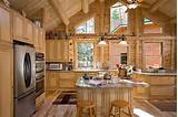 Images of Log Cabins Kitchens