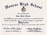 Pictures of Maryland High School Diploma