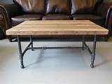 Reclaimed Wood Industrial Coffee Table