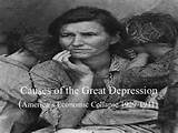 Pictures of What Was The Major Cause Of The Great Depression