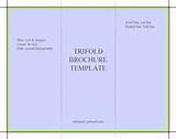 Photos of Free Tri Fold Brochure Templates