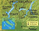 Pictures of Map Of The Lakes In Italy