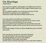 Kahlil Gibran On Marriage Images