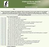 Bipolar Disorder Checklist