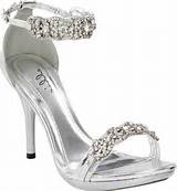 Silver Sandals Prom Shoes Images