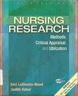 Photos of Nursing Research Methods Critical Appraisal And Utilization