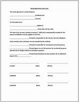 Pictures of Printable Lease Agreement