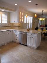 Photos of Kitchen Floor Ideas With White Cabinets