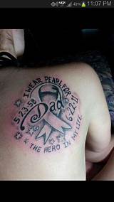 Photos of Lung Cancer Tattoos