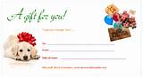Word Gift Certificate Template Free Photos