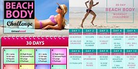 30-Day Beach Body Fitness Challenge