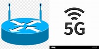 5G LTE Router Symbol