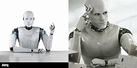 Automata Robot Sitting On a Table