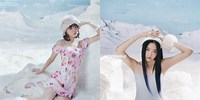 Chae Won Lesserafim Wallpaper Aquamarine
