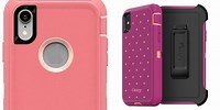 Cute OtterBox Cases iPhone XR in Coral