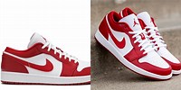 Jordan 1 Low Red and White