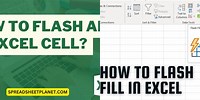 Make Cell Flash in Excel