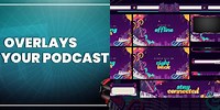 Podcast Overlay Template Free
